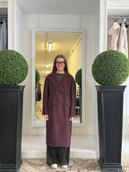 Cappotto Lungo Doppiopetto con Tasche LiLu