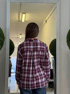 Camicia Check con Taschino in Paillettes LiLu