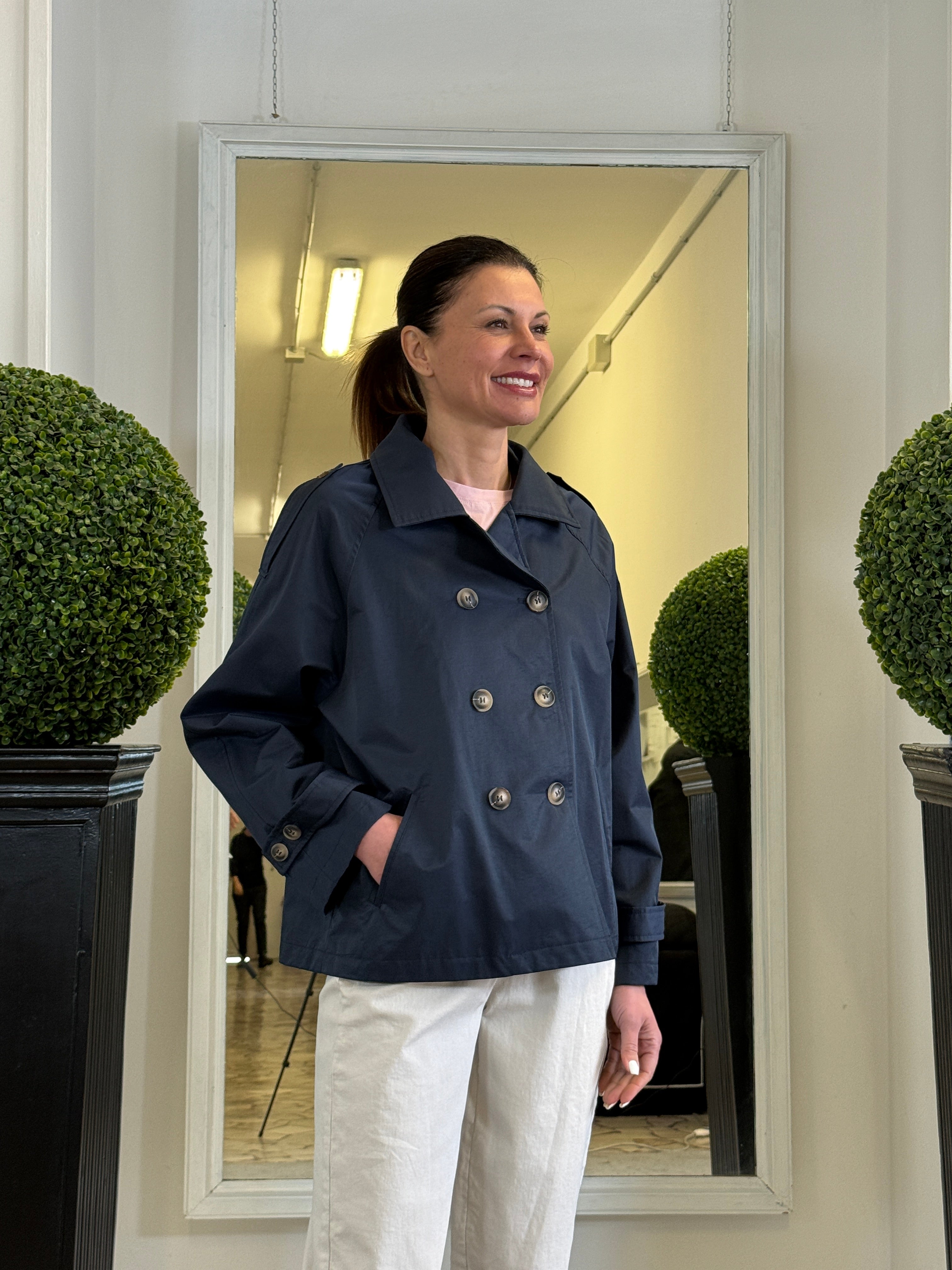 Trench Corto Doppiopetto