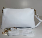Borsa Cluth a Busta con Tracolla in Vera Pelle