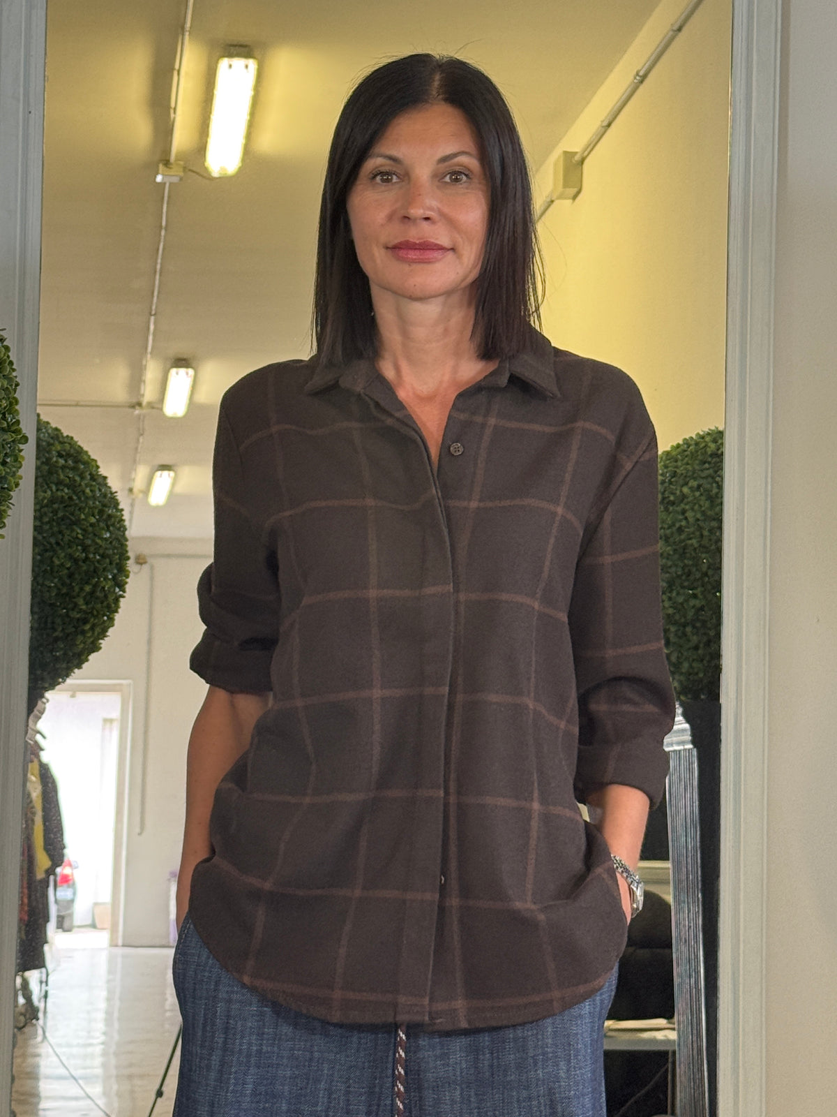 Camicia Check Over LiLu