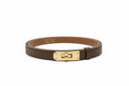 Cintura in Pelle Allungabile con Chiusura a Lucchetto 775