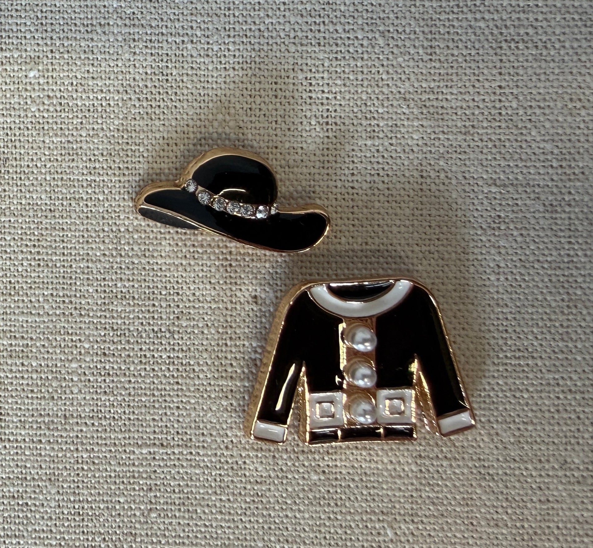 Miranda Coppia di Spille in Metallo e Resina