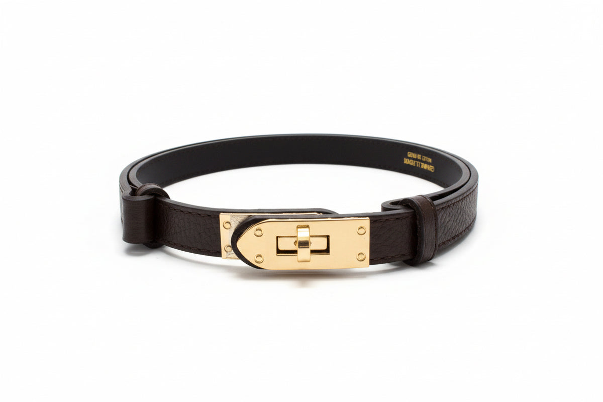Cintura in Pelle Allungabile con Chiusura a Lucchetto 775