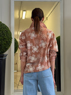 Camicia con Fiori Ricamati