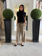 Pantaloni Cropped Camouflage Fit Morbido 775