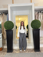 Pantaloni Baloon con Chiusura Asimmetrica LiLu