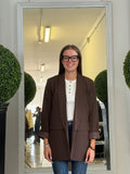 Blazer Senza Bottoni Stile Smoking LiLu
