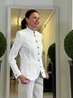 MaryLey Giacca con Bottoni Dorati Decorativi