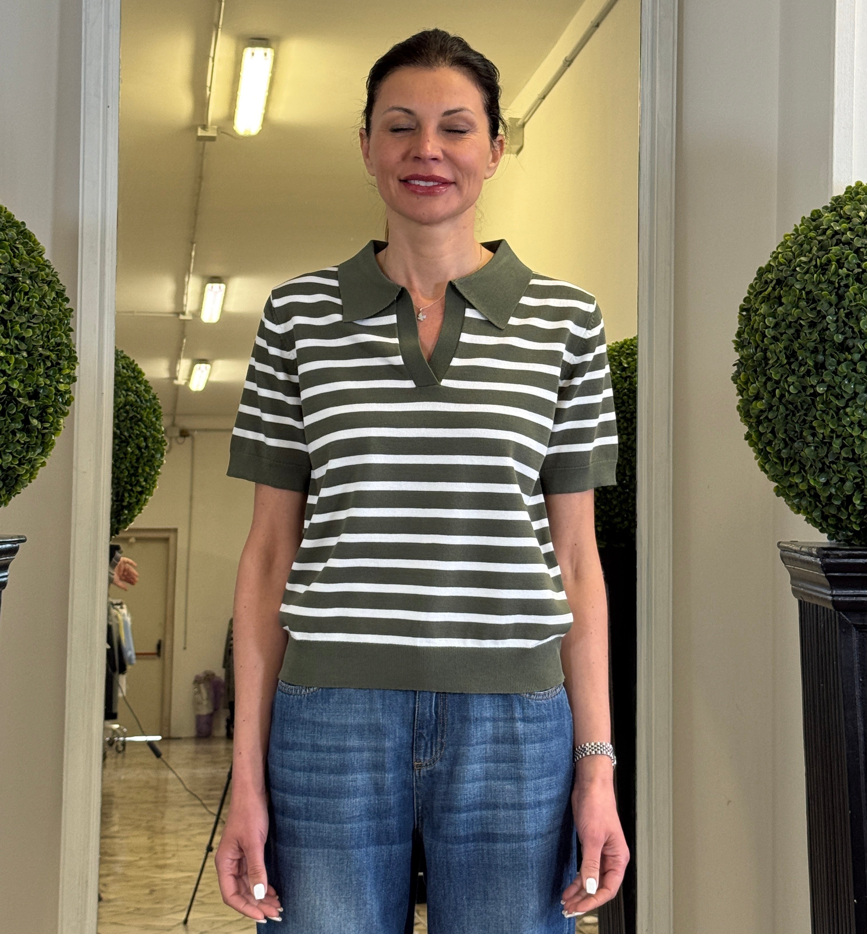 Polo Manica Corta Stile Marinaretta