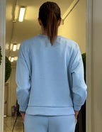 Tuta in Felpa con Cerniera Laterale e Elastico in Vita