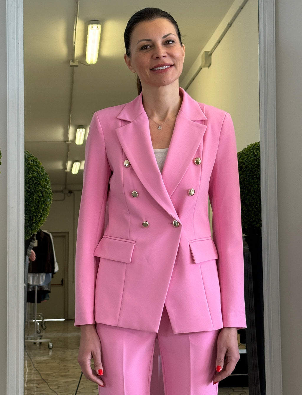 MaryLey Tailleur Doppiopetto Giacca e Pantaloni