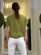 Camicia Manica Corta con Pailettes