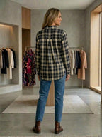 Camicia Check con Taschino in Paillettes LiLu