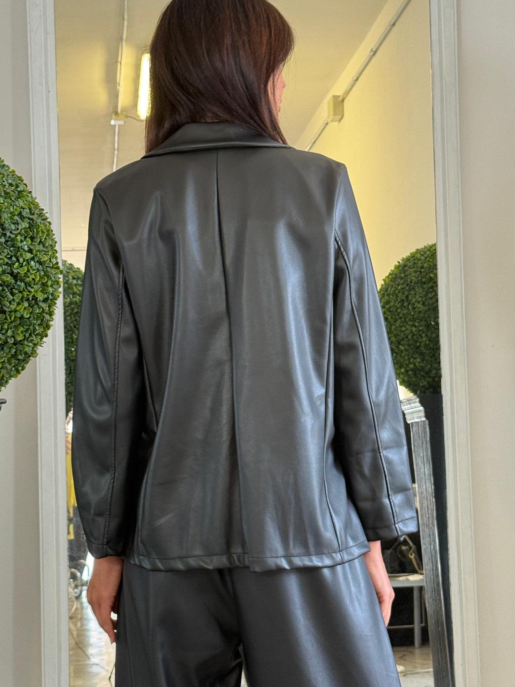 Blazer Monopetto in Ecopelle 775