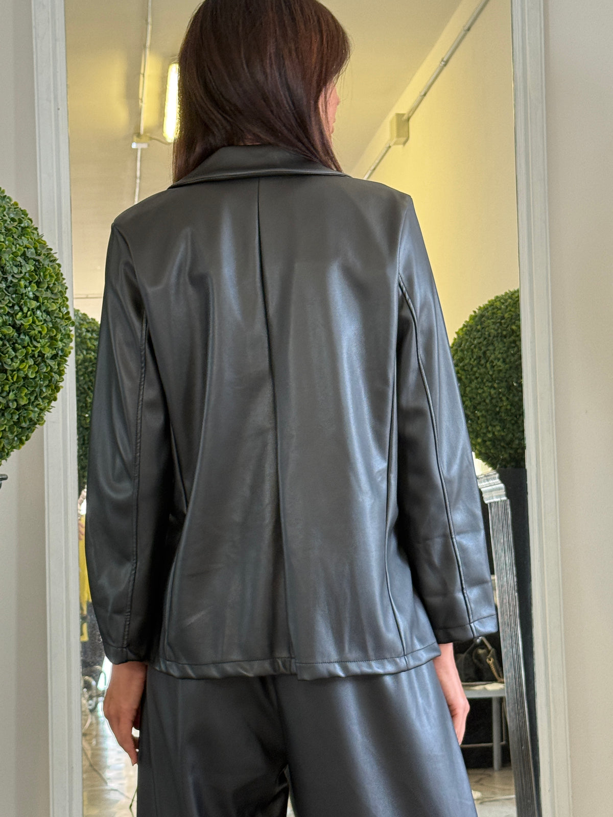 Blazer Monopetto in Ecopelle 775