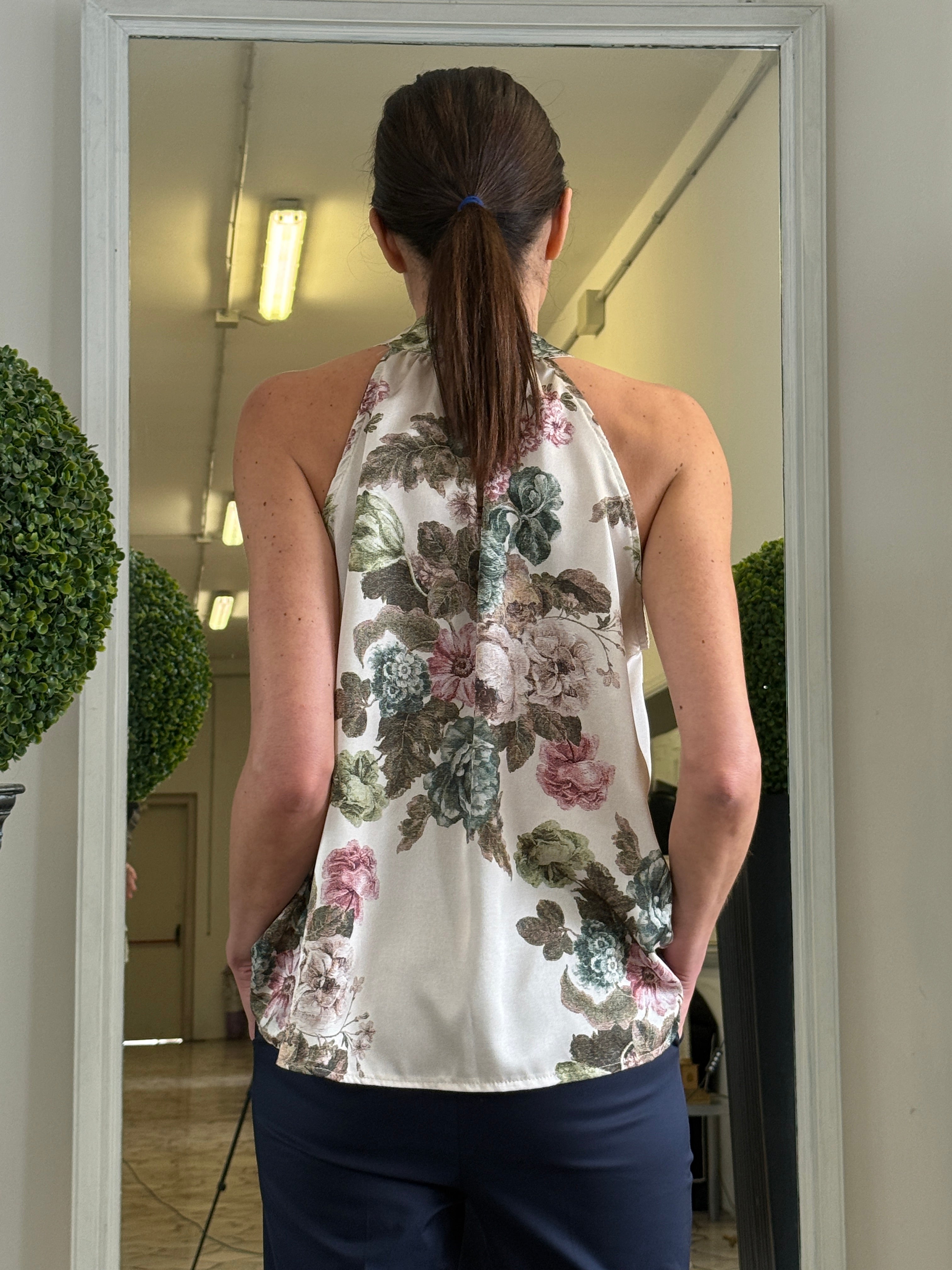 Top a Fiori all'Americana con Alamaro