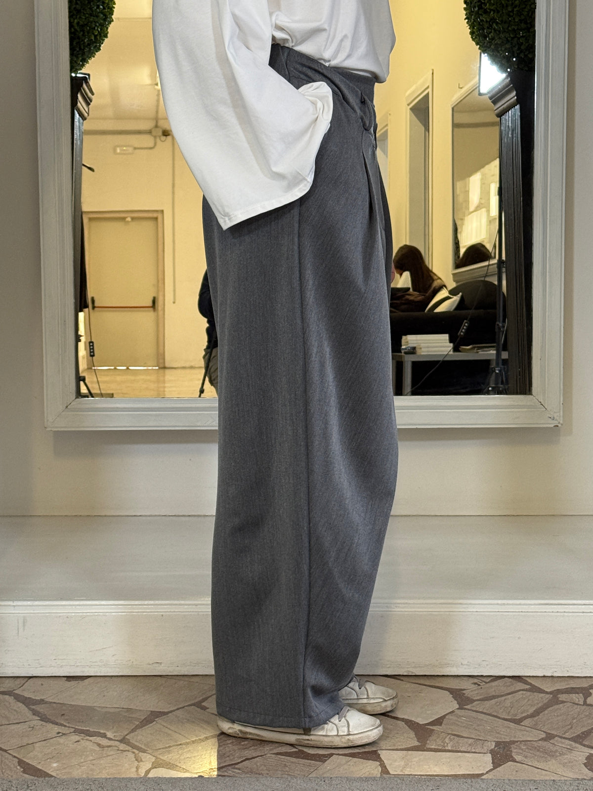 Pantaloni Baloon con Chiusura Asimmetrica LiLu