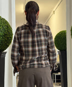 Camicia a Quadri con Fiocco