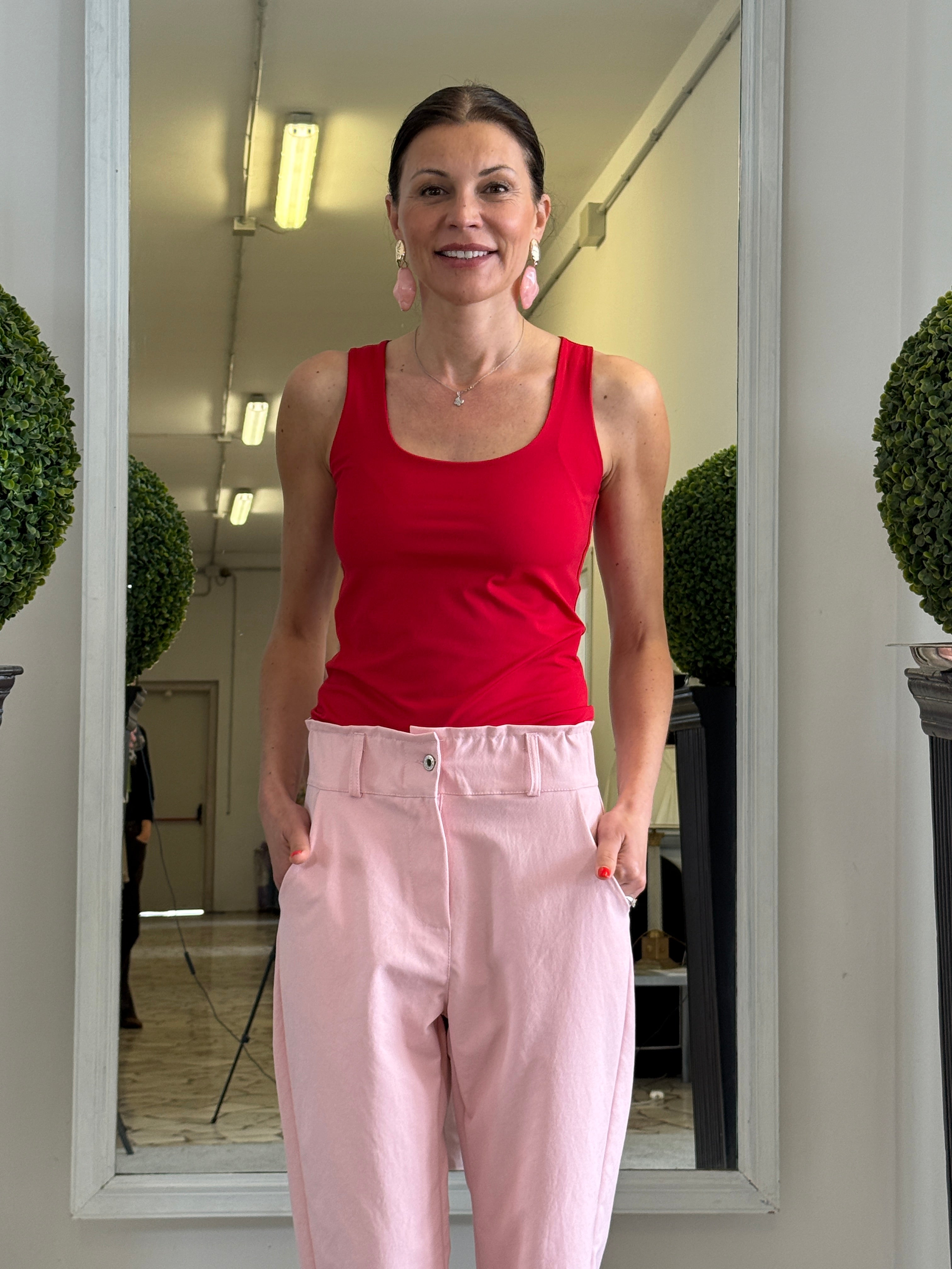 Canottiera Corta Elasticizzata