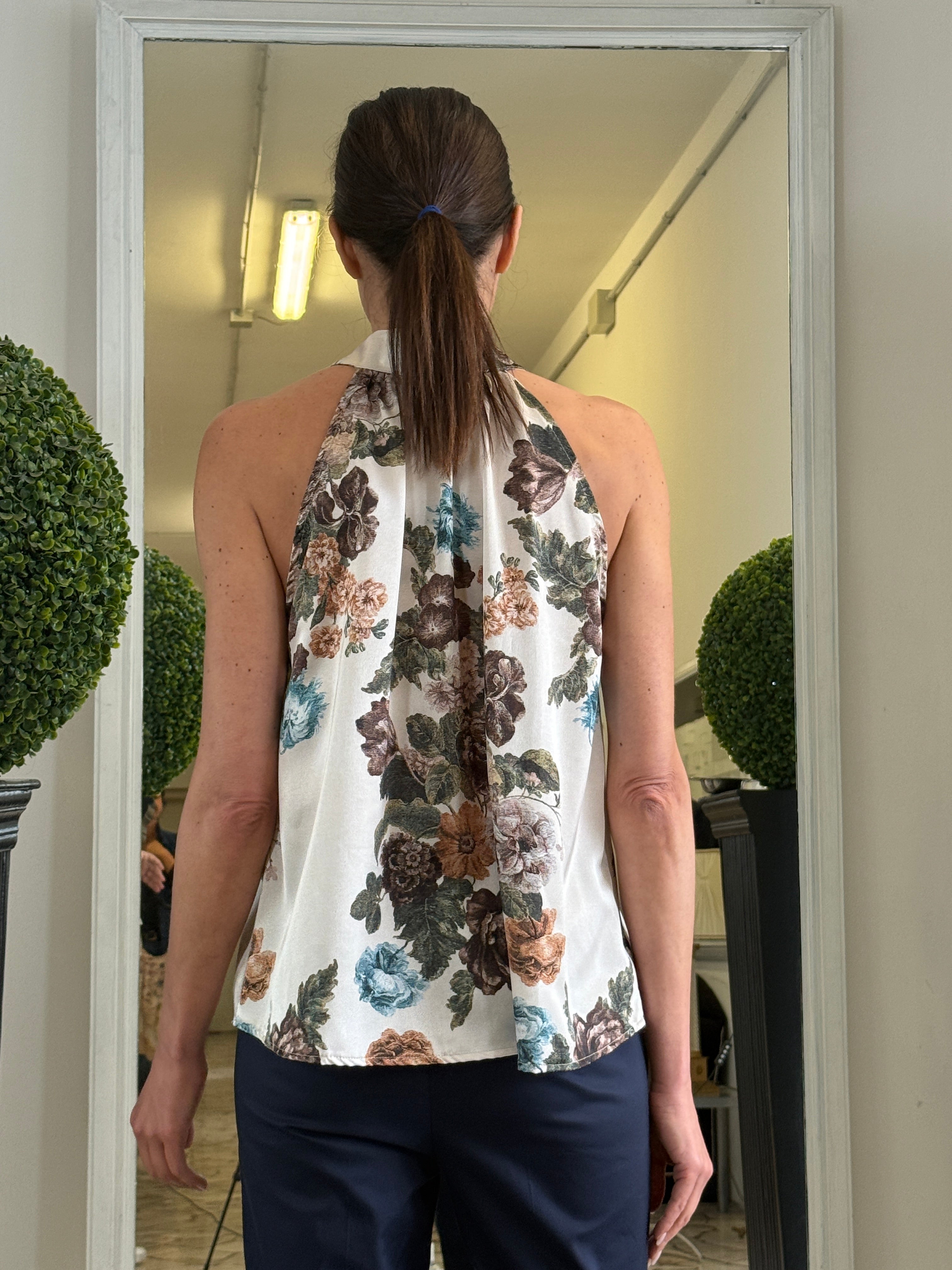 Top a Fiori all'Americana con Alamaro