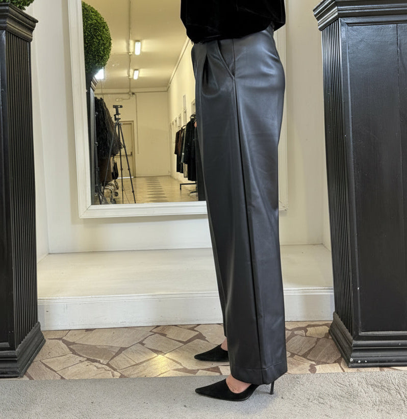 Pantaloni a Palazzo in Ecopelle