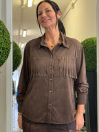 Camicia in Eco Dainetto con Frange LiLu