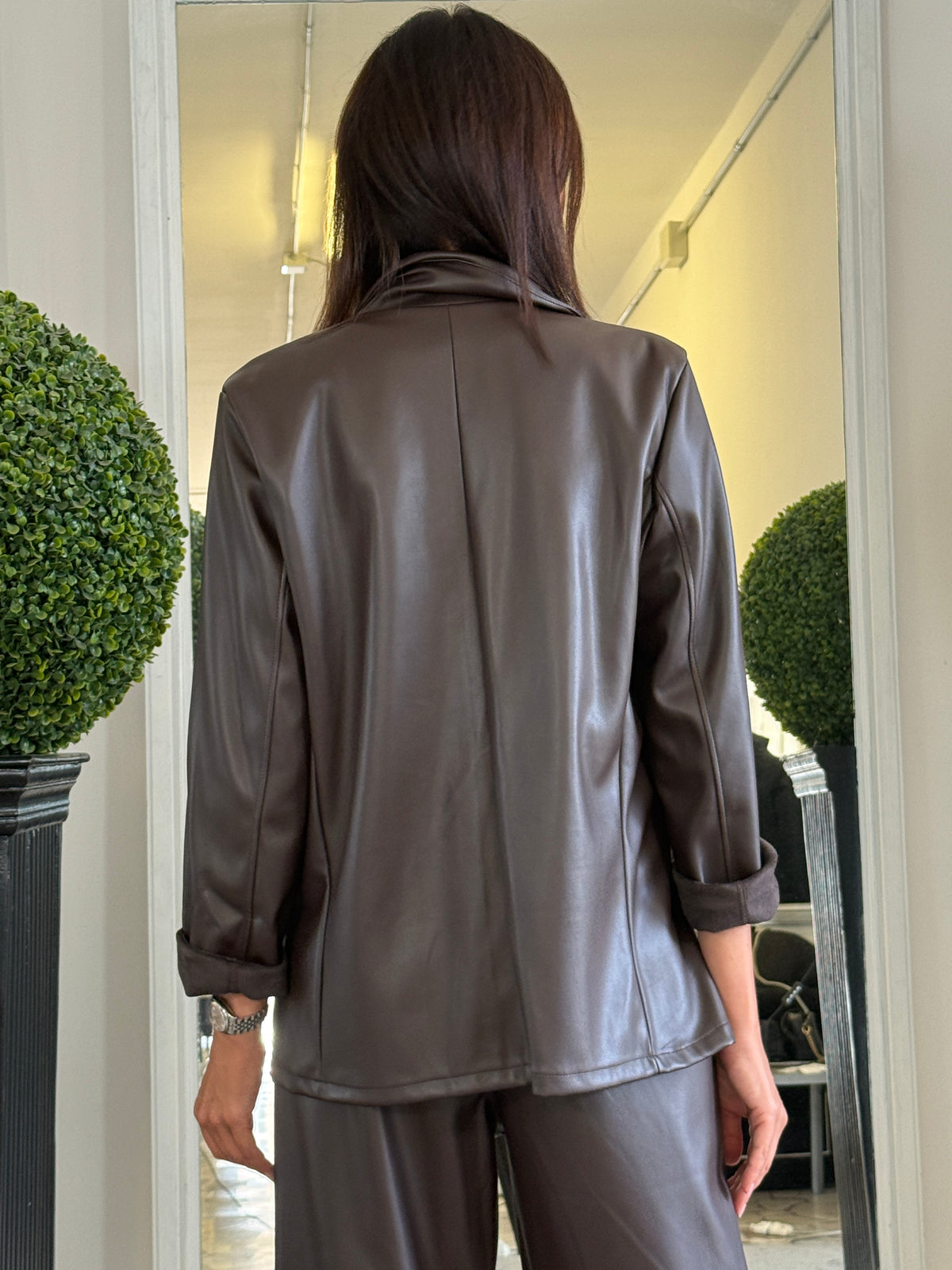 Blazer Monopetto in Ecopelle 775