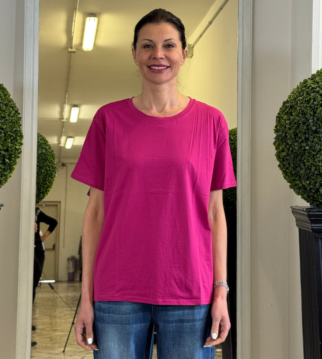 T-shirt Basica in Cotone Comfort Fit