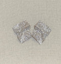 Brooke Orecchini Rettangolari con Strass