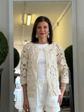 Giacchino Crochet con Bottoni