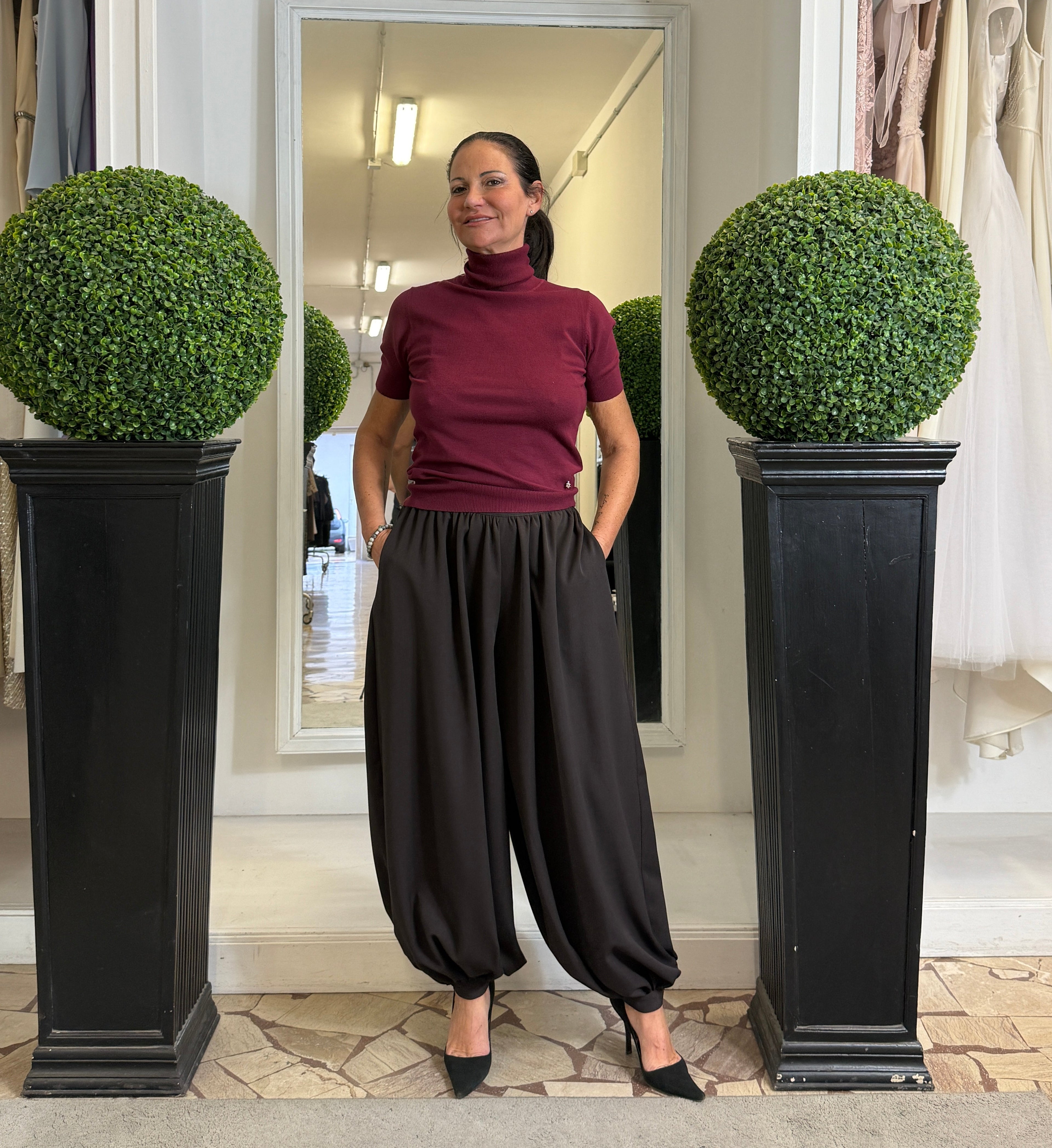 Pantaloni Harem a Sbuffo