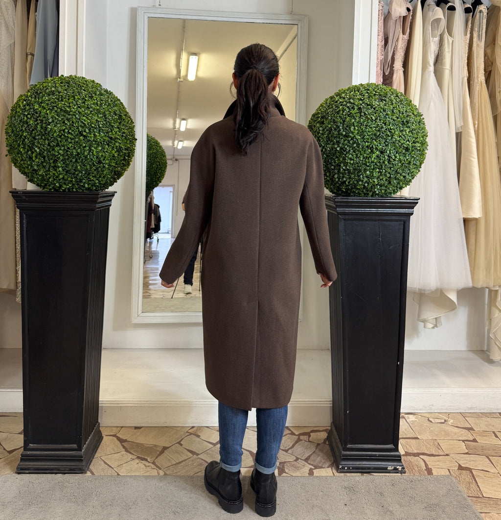 Cappotto Doppiopetto con Tasche