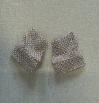 Brooke Orecchini Rettangolari con Strass