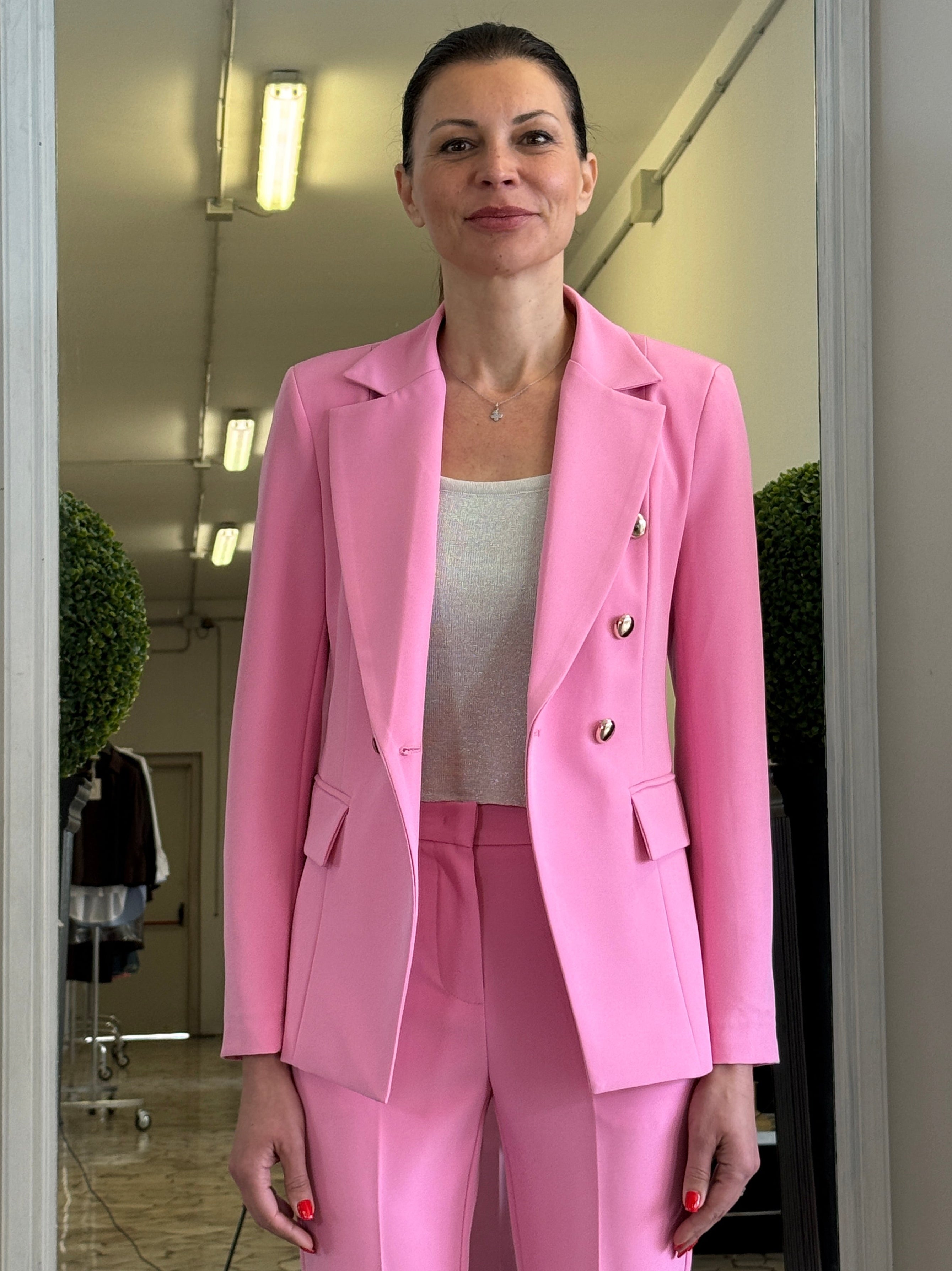 MaryLey Tailleur Doppiopetto Giacca e Pantaloni