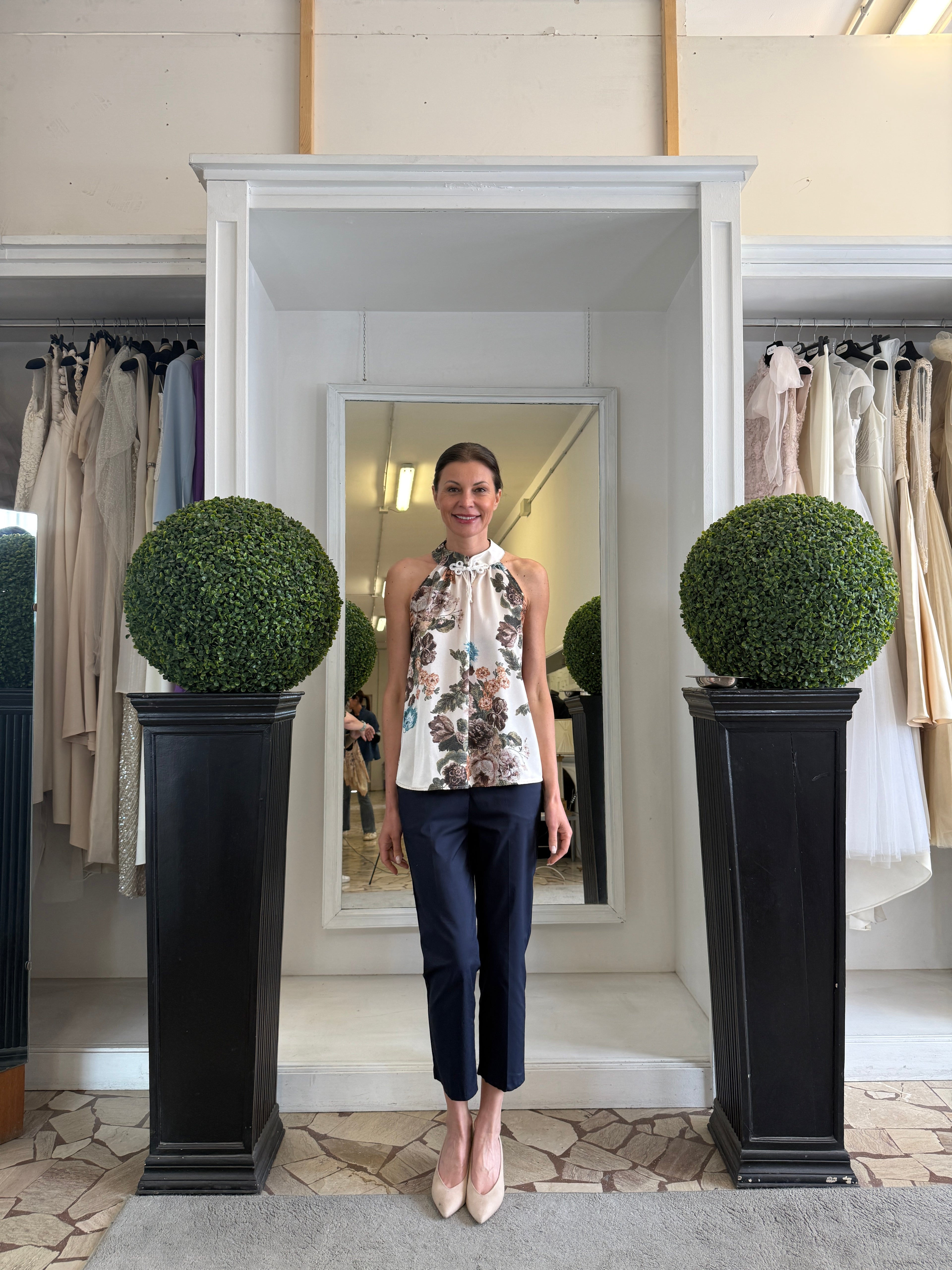 Top a Fiori all'Americana con Alamaro