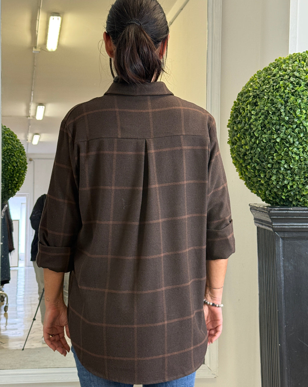 Camicia a Qadri in Flanella