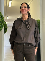 Camicia in Cotone con Cravattino