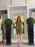 Completo Blusa Maniche Corte e Shorts