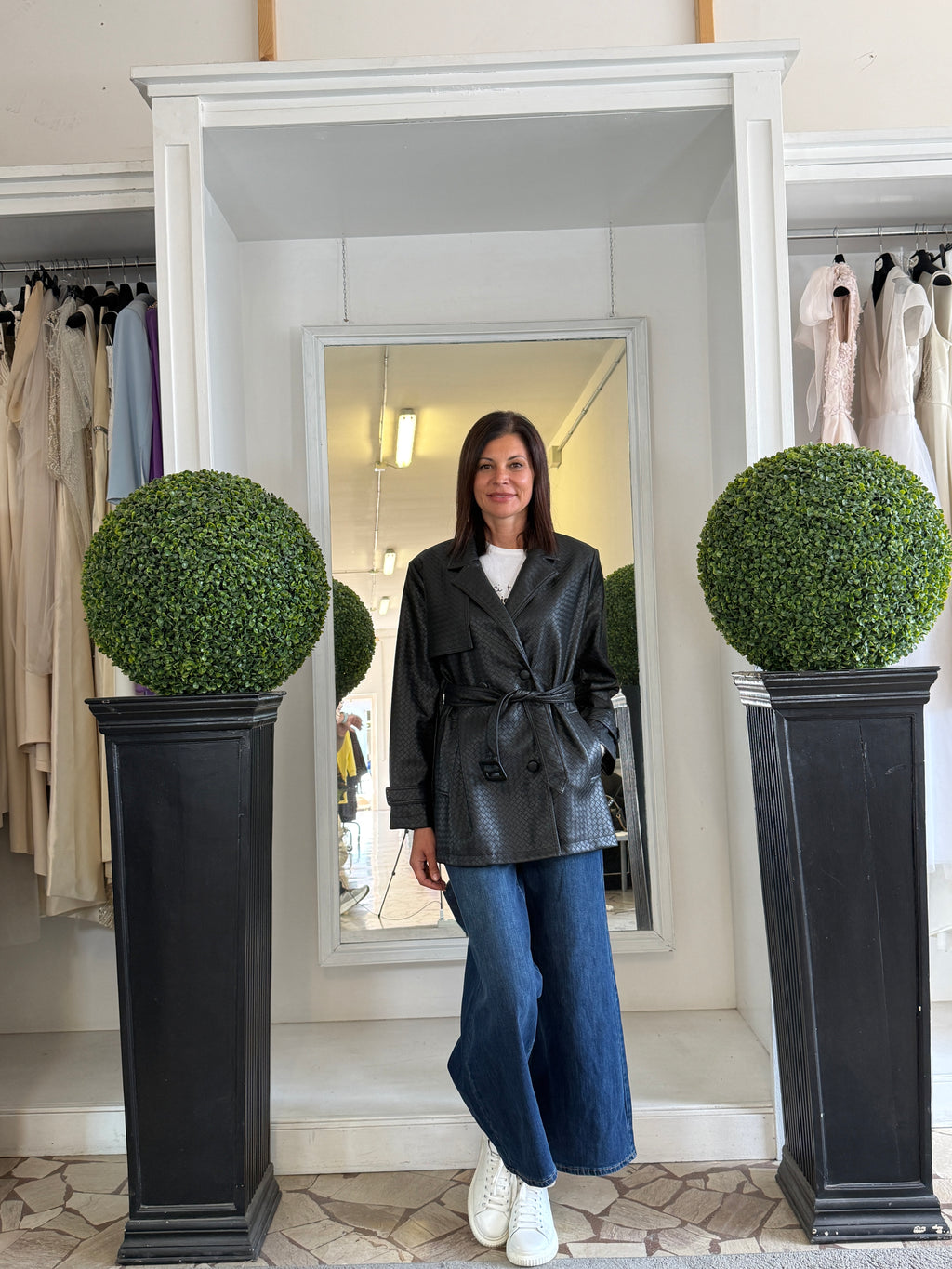 Trench Bottega In Ecopelle 775