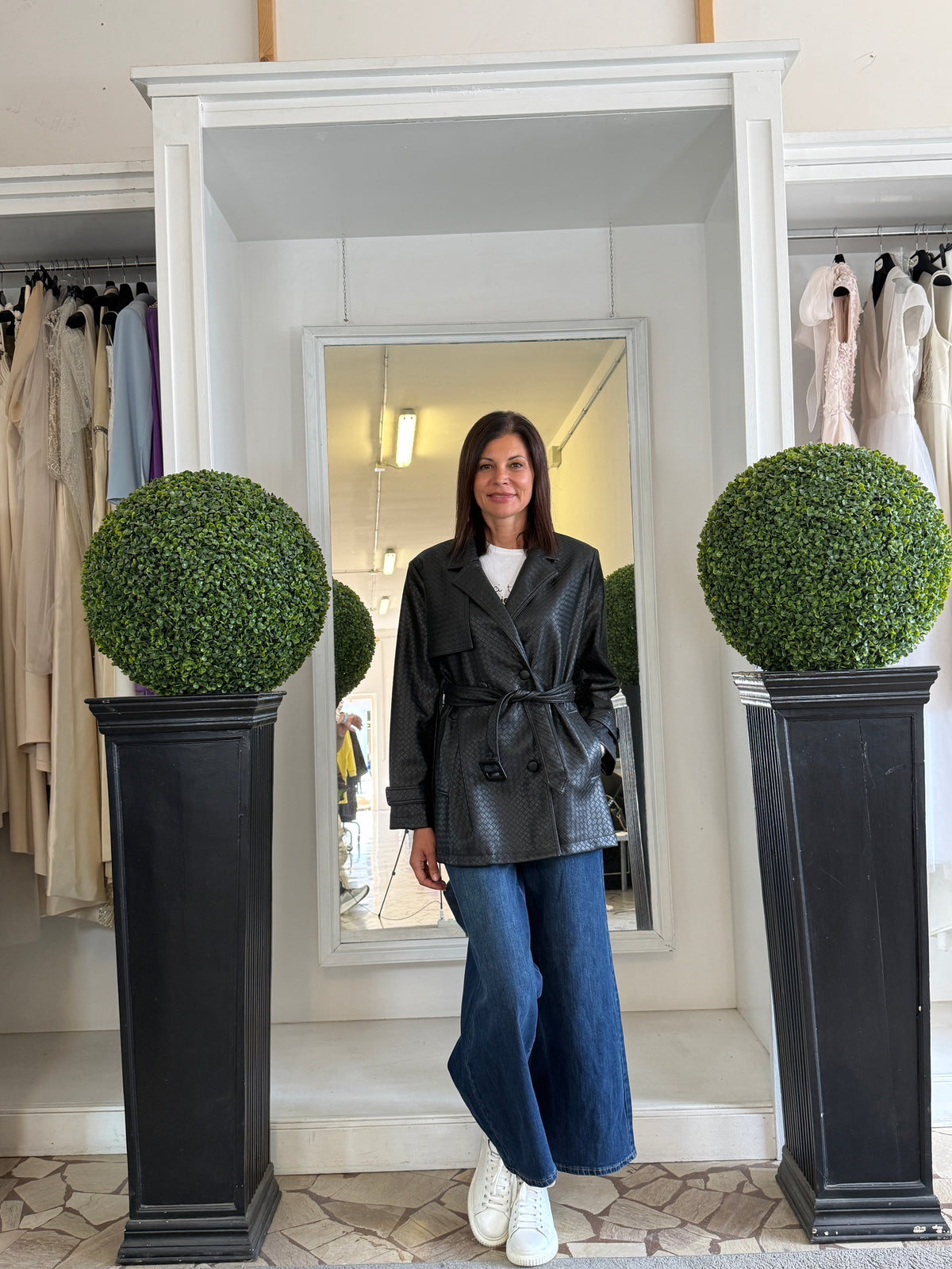 Trench Bottega In Ecopelle 775