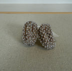 Giselle Orecchini 3 Cerchi con Strass