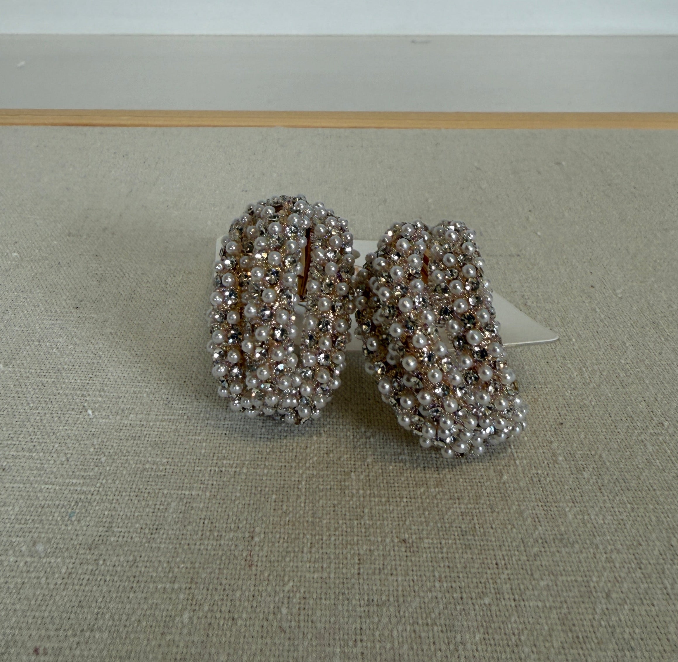 Giselle Orecchini 3 Cerchi con Strass