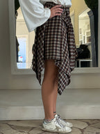 Gonna Asimmetrica "Effetto Camicia" LiLu