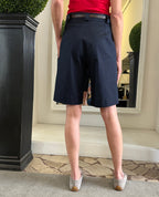 Bermuda in Cotone con Cintura