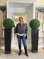 Bomber Spigato con Paillettes