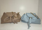 Borsa a Mano con Catena in Vera Pelle