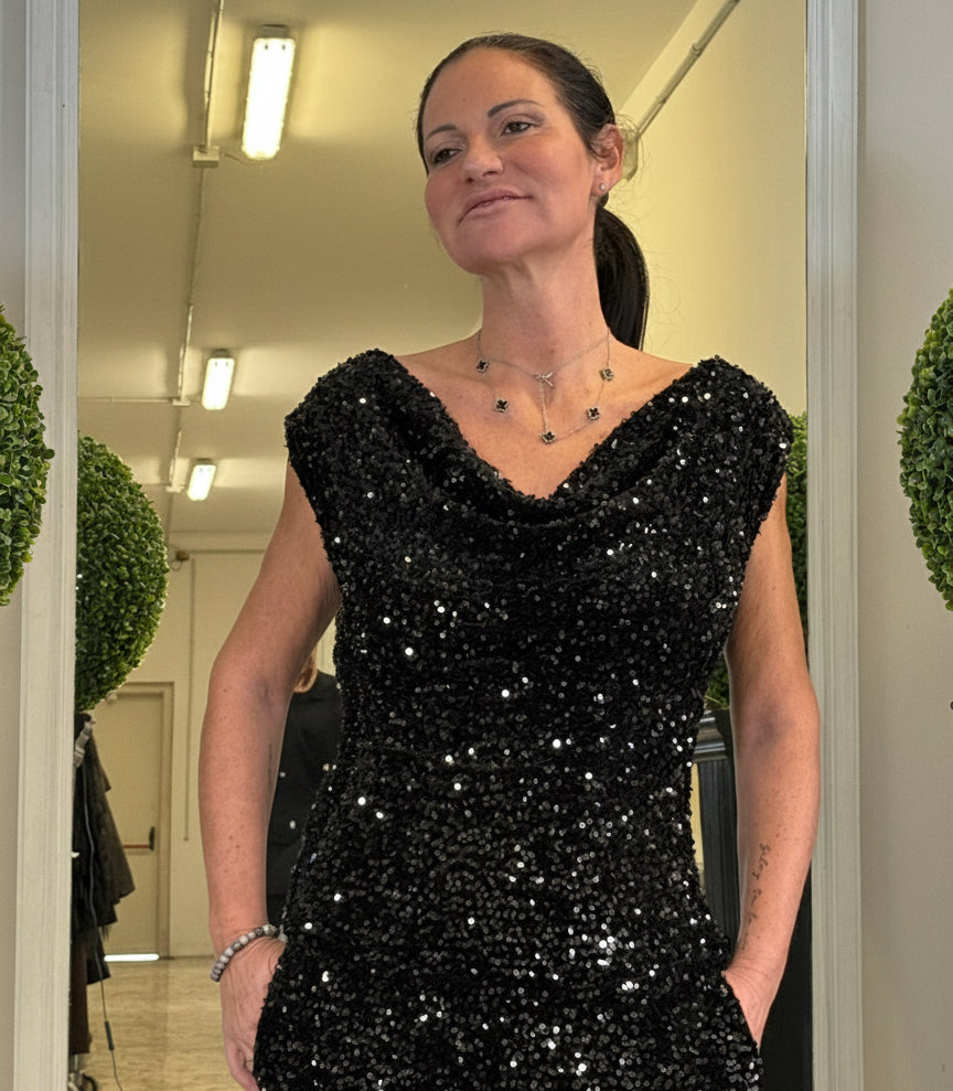 Canotta in Paillettes