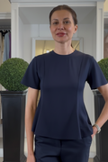 Maglia con Tagli Svasati sul Davanti