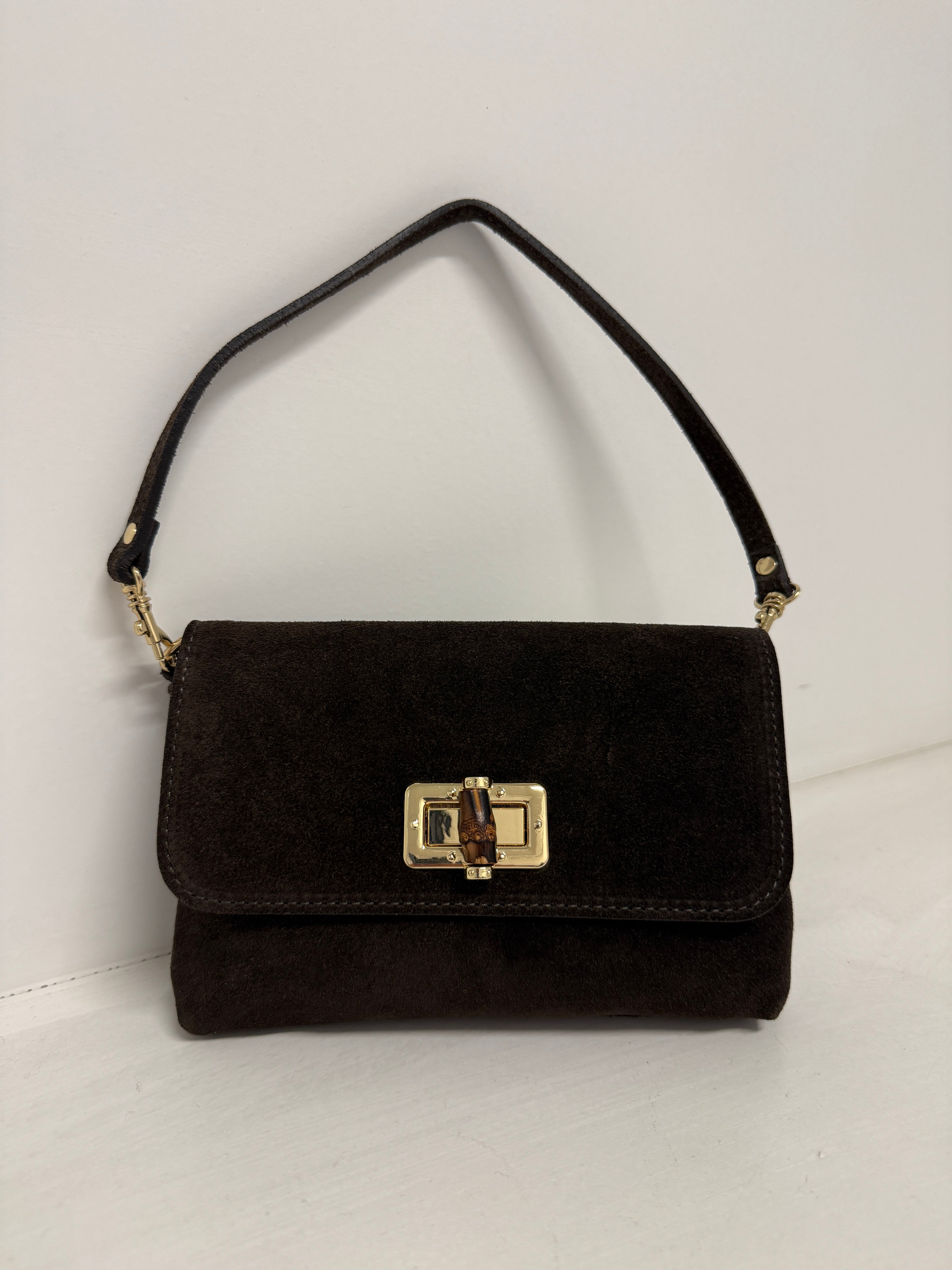 Borsetta in Pelle Scamosciata